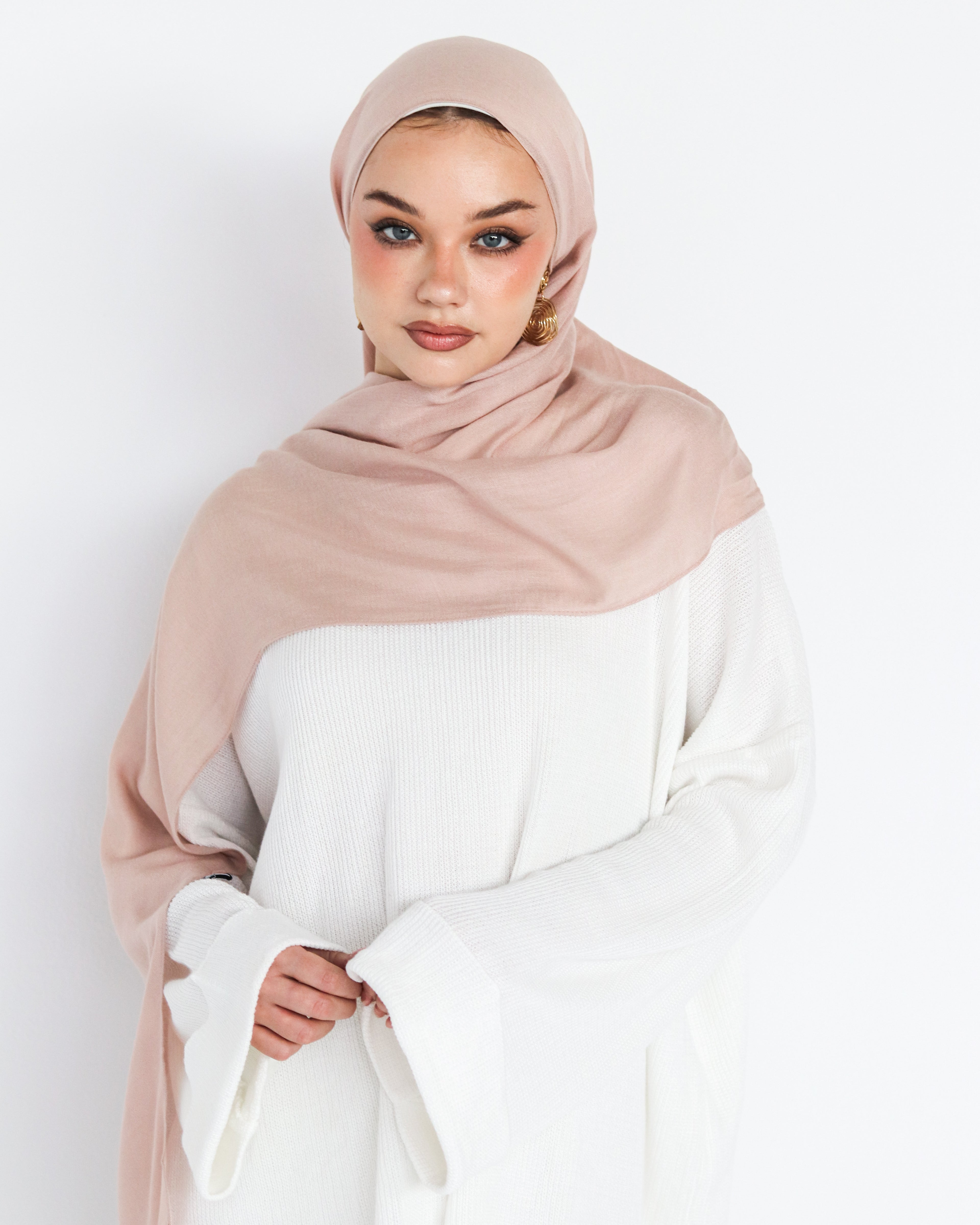 Elite Modal Scarf - Blush Beige
