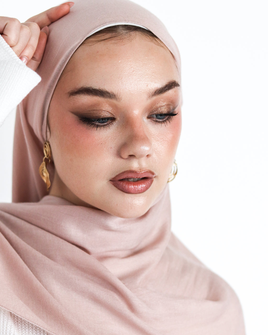 Elite Modal Scarf - Blush Beige