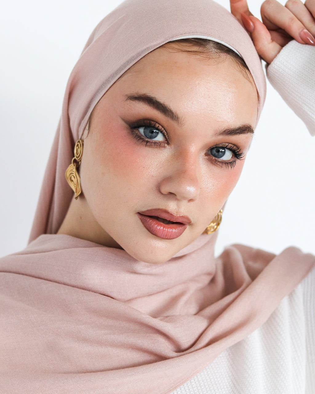 Elite Modal Scarf - Blush Beige