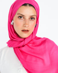Elite Modal Scarf  - Hot Pink