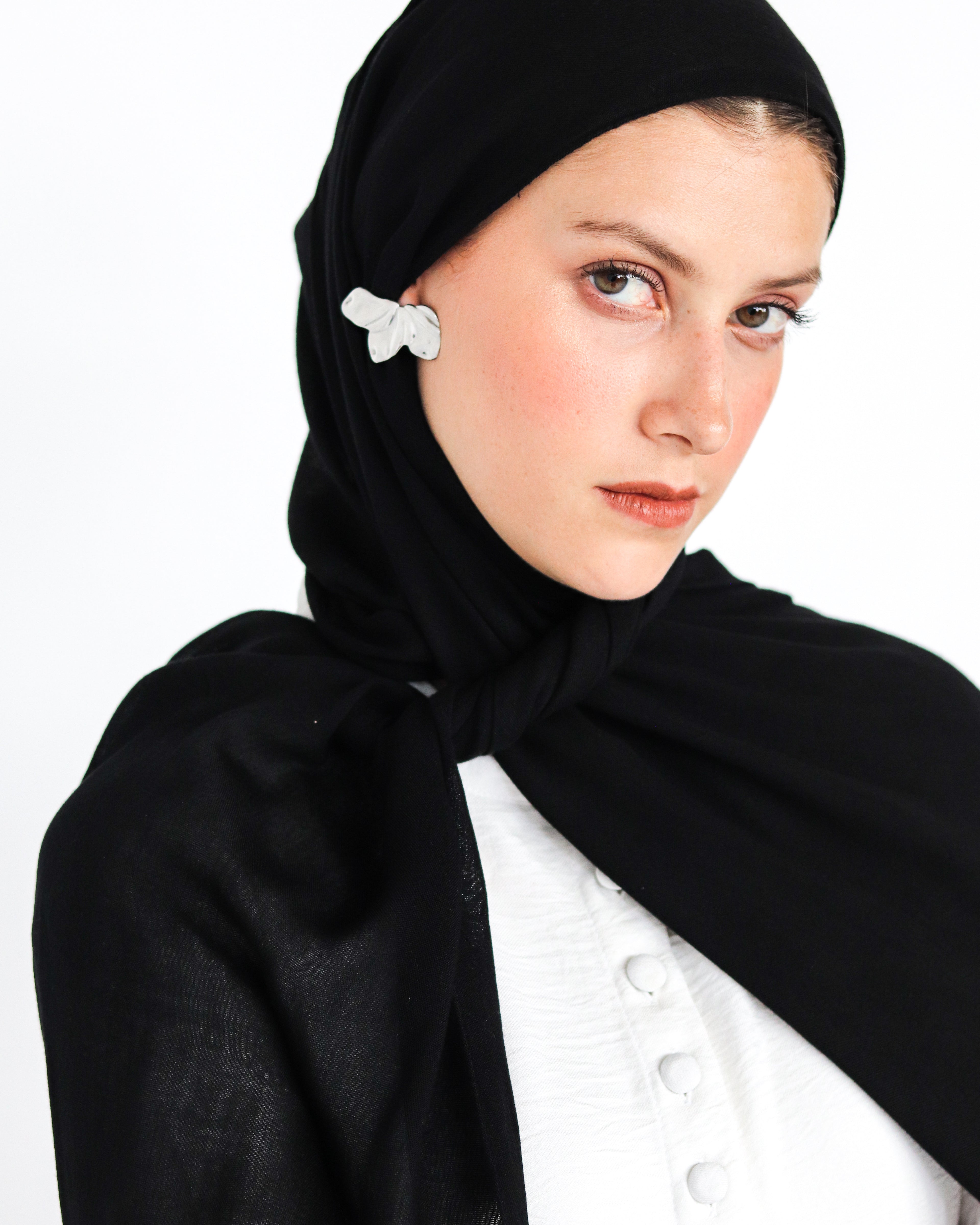 Elite Modal Scarf  - Black