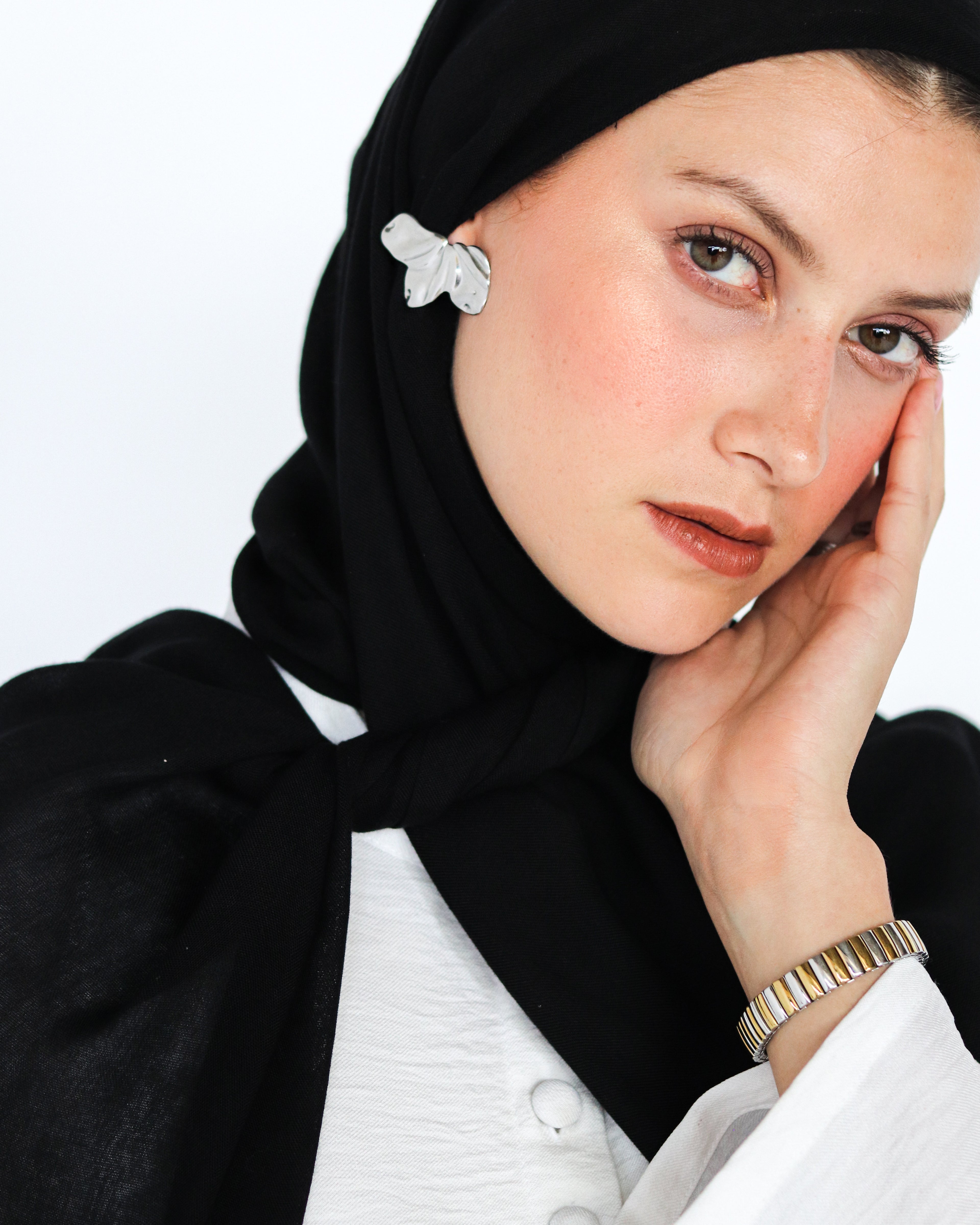 Elite Modal Scarf  - Black