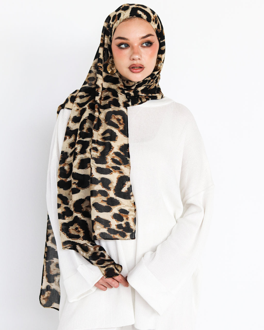 Leopard Premium Modal Scarf