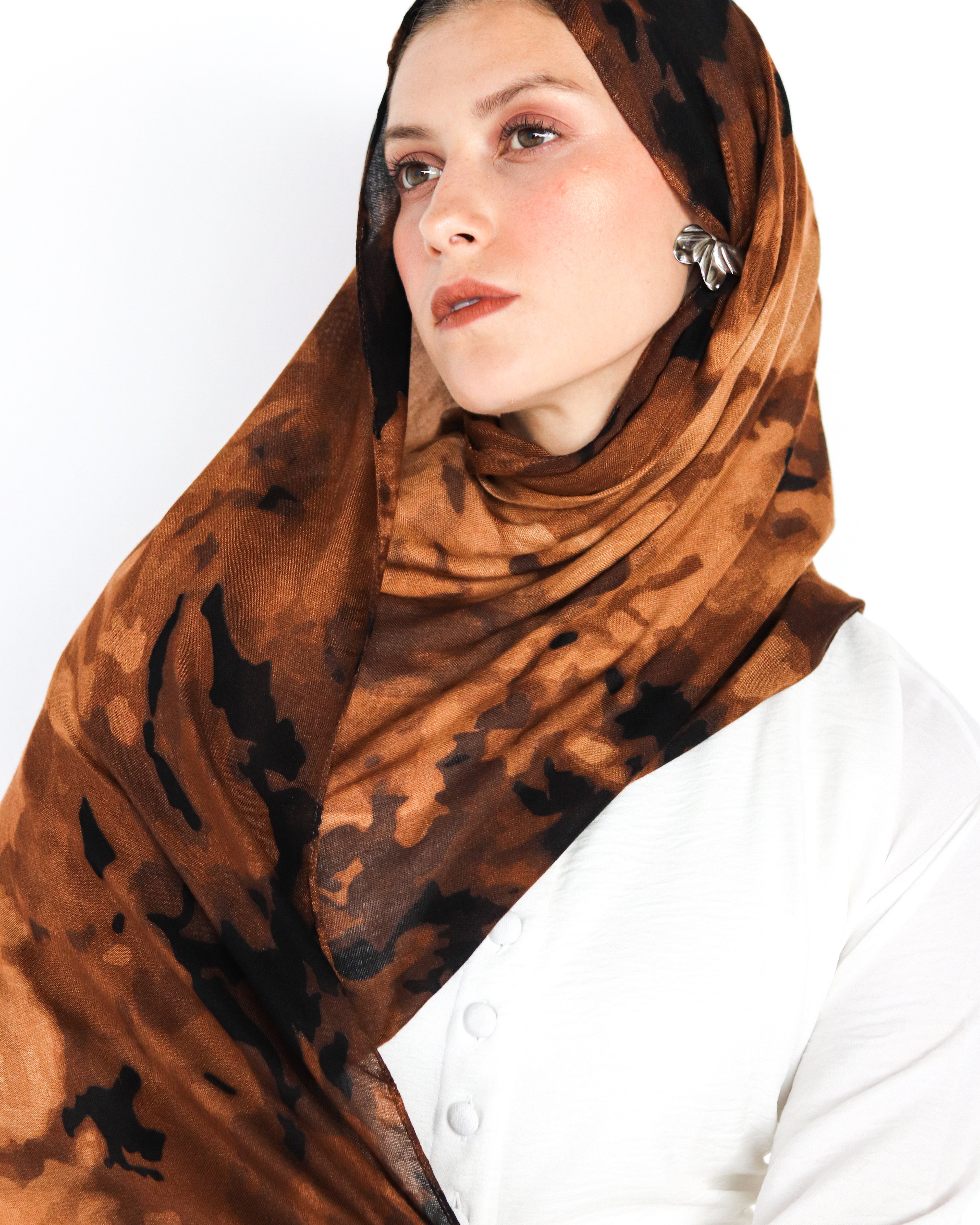 Cocoa Blend II  Premium Modal Scarf