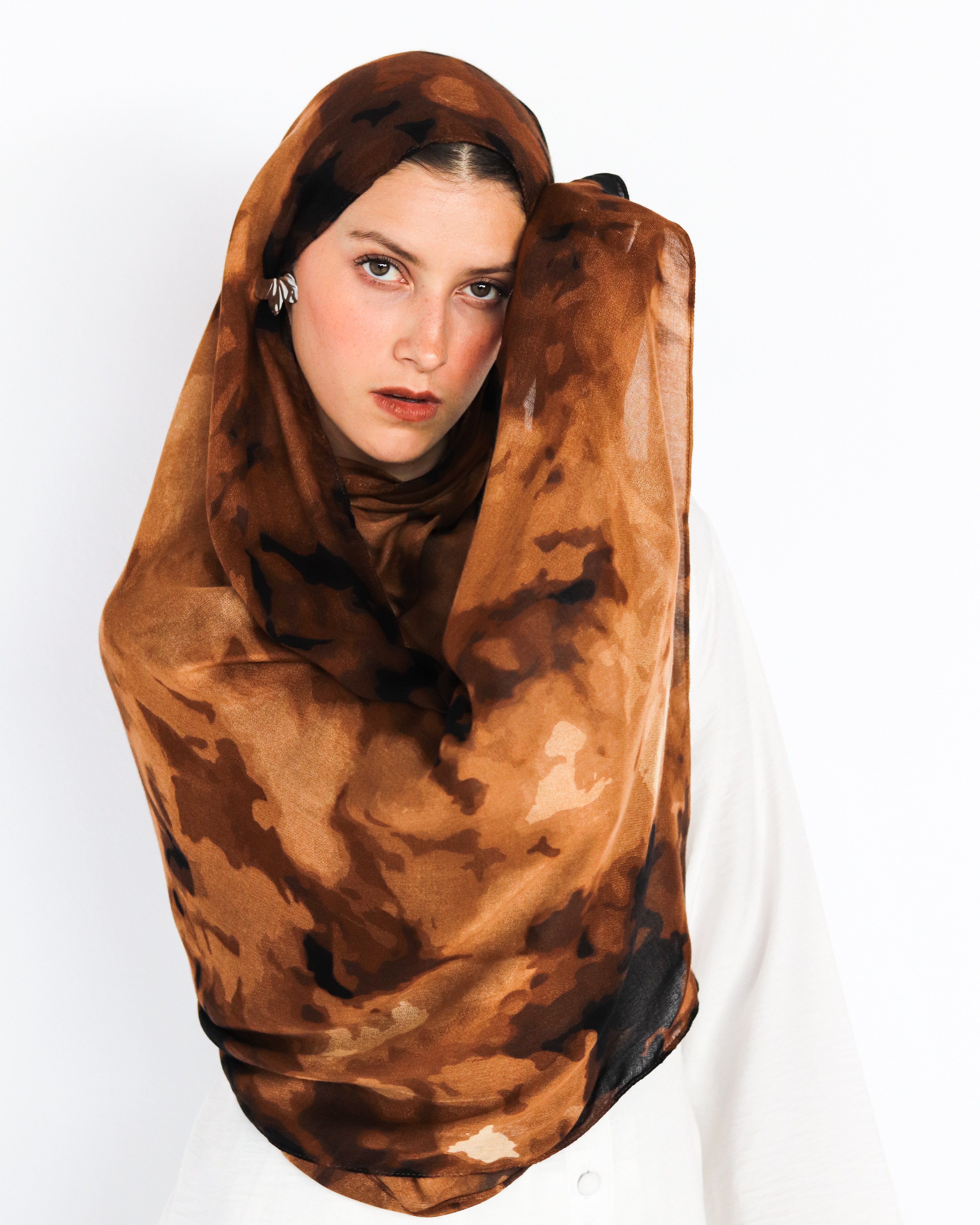 Cocoa Blend II  Premium Modal Scarf