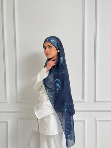 Galaxy Marble Scarf