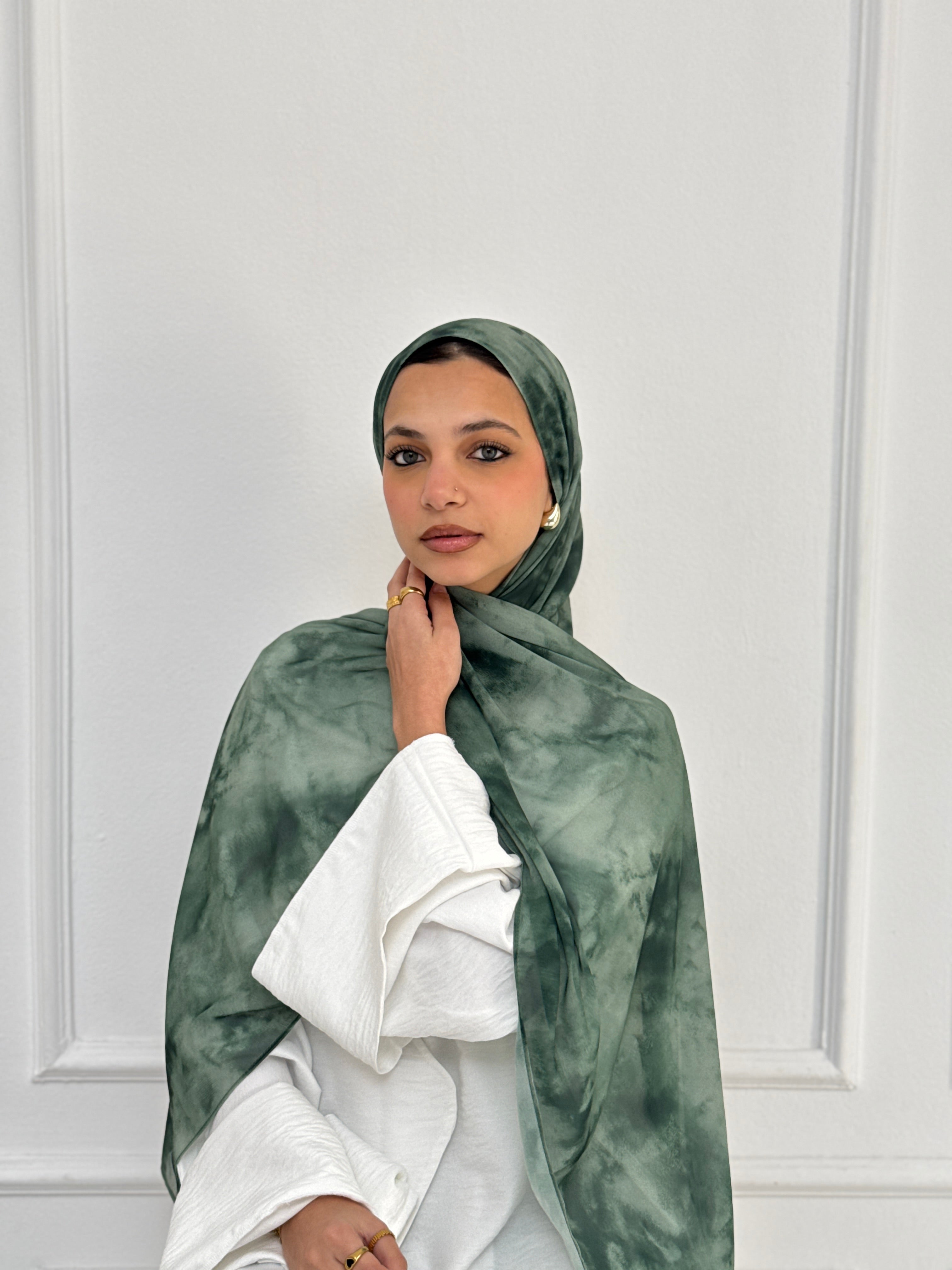 Emerald Marble Scarf