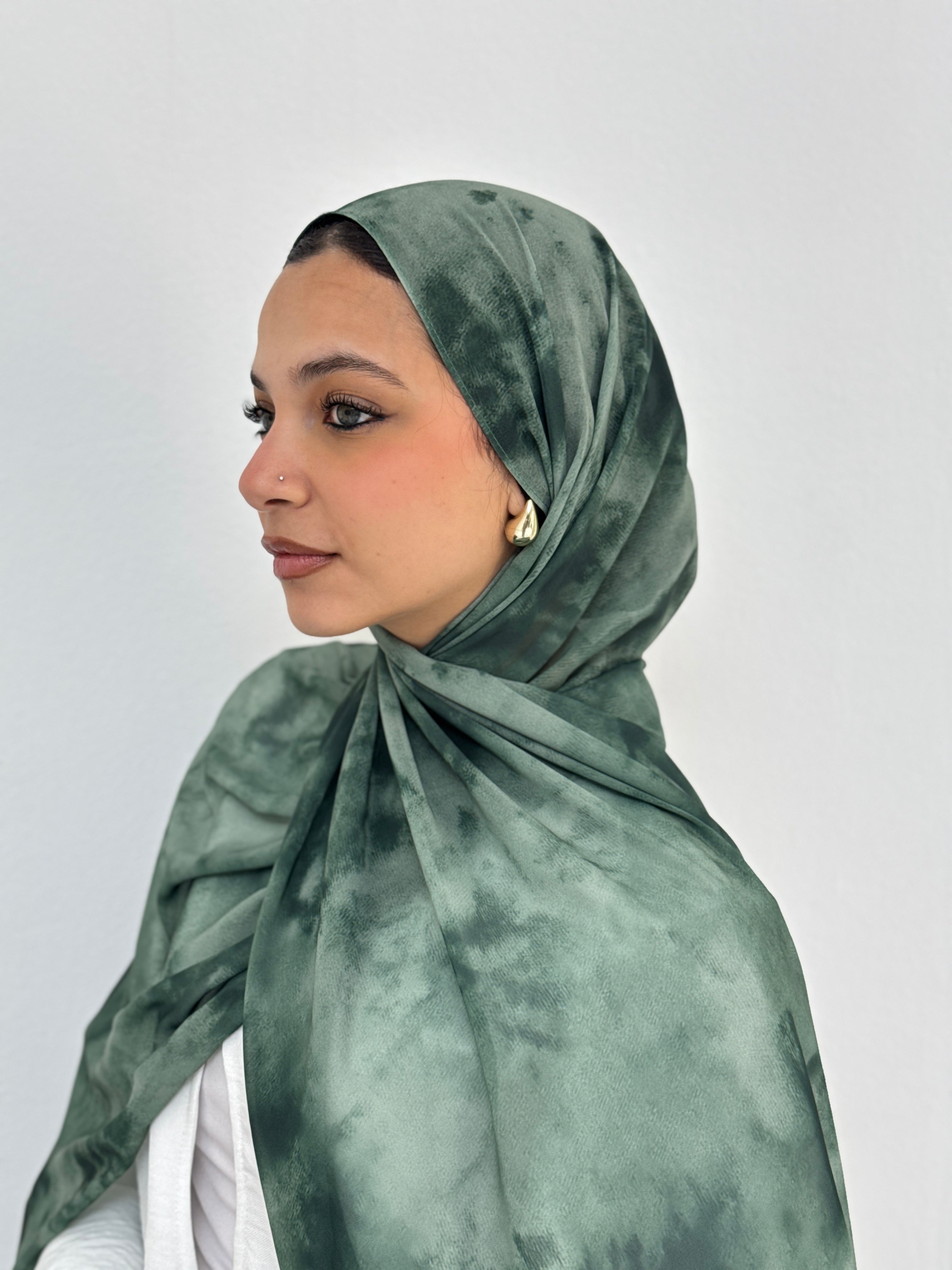 Emerald Marble Scarf