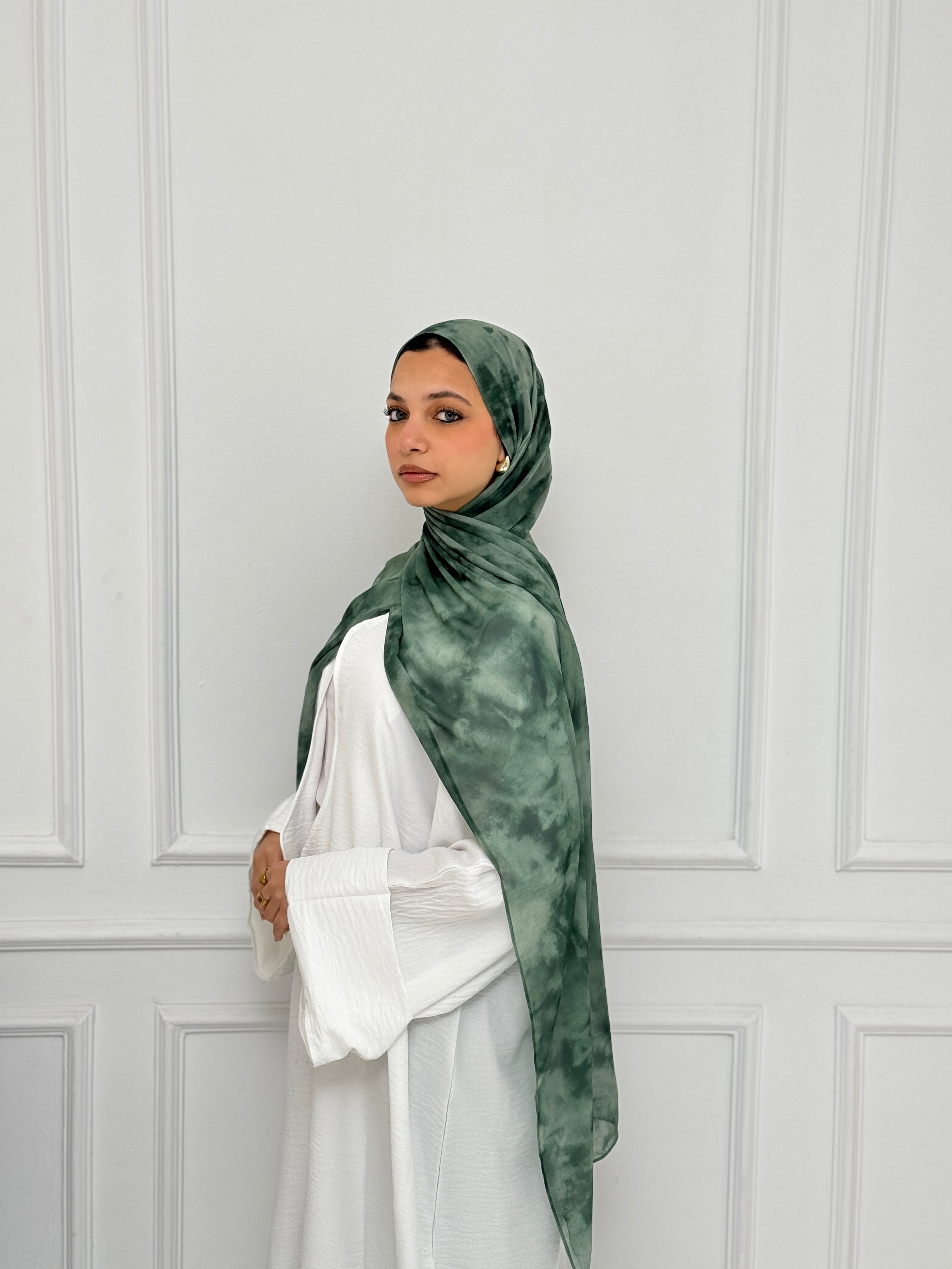 Emerald Marble Scarf