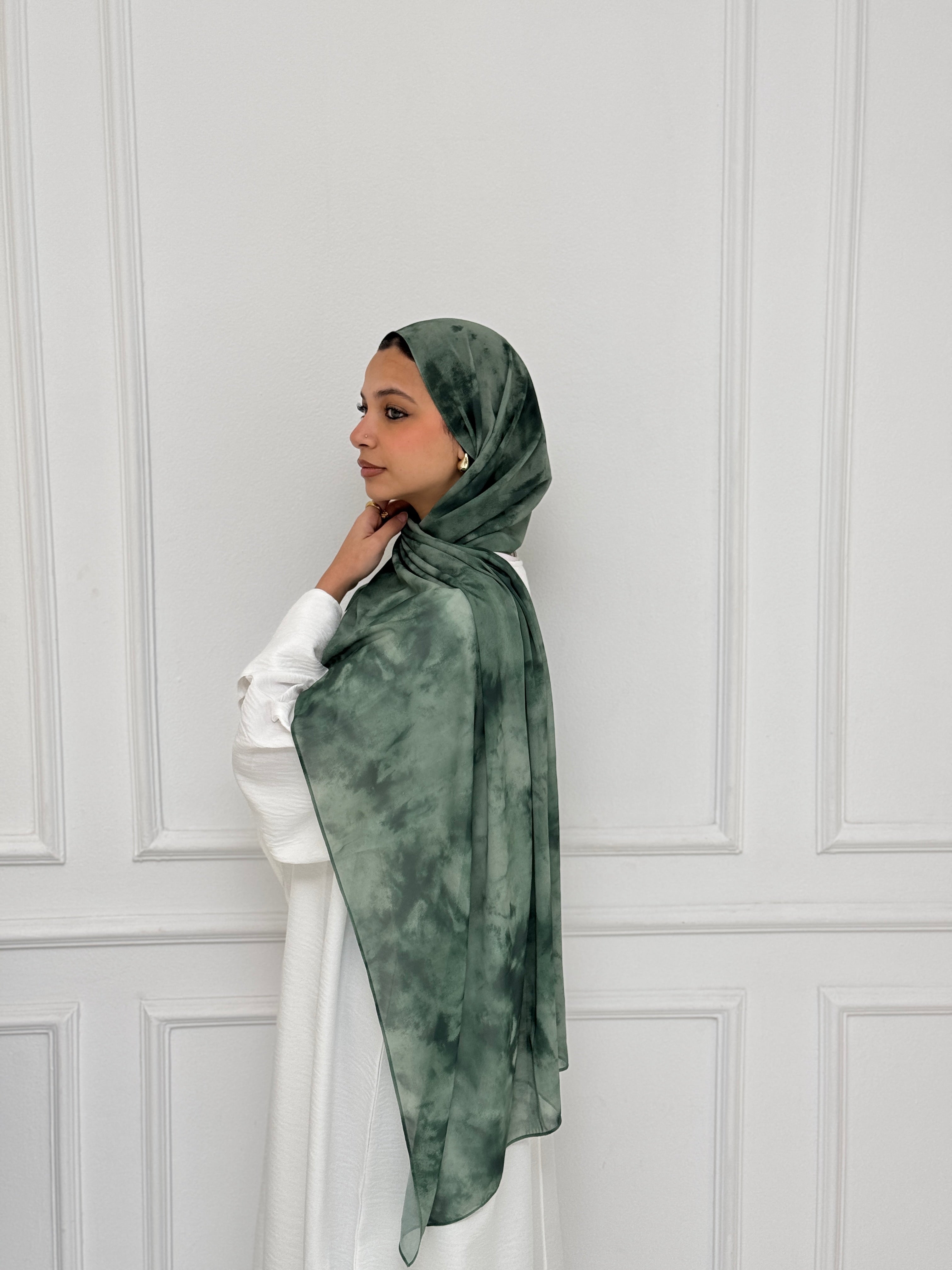 Emerald Marble Scarf