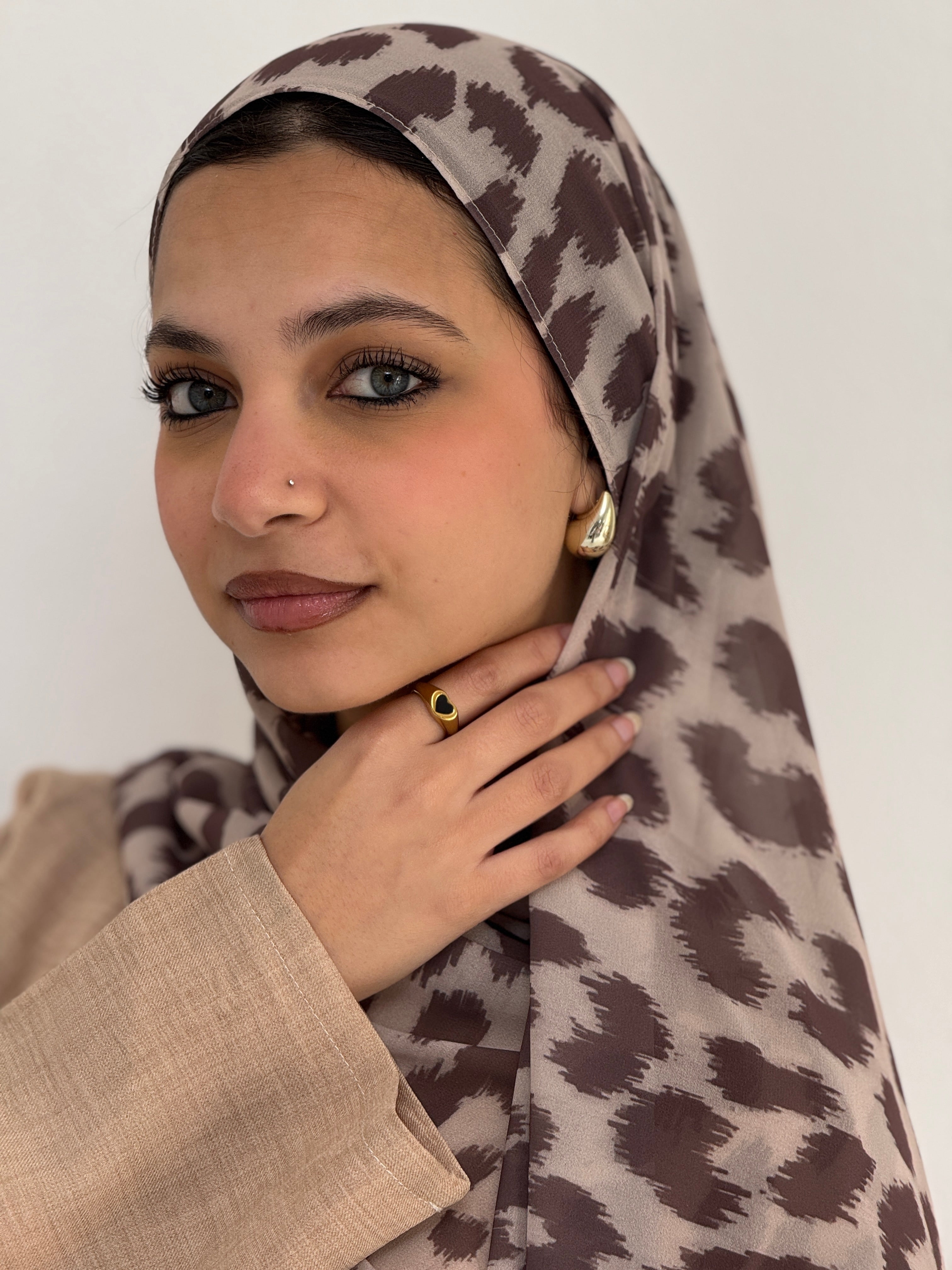 Brown Leo Scarf