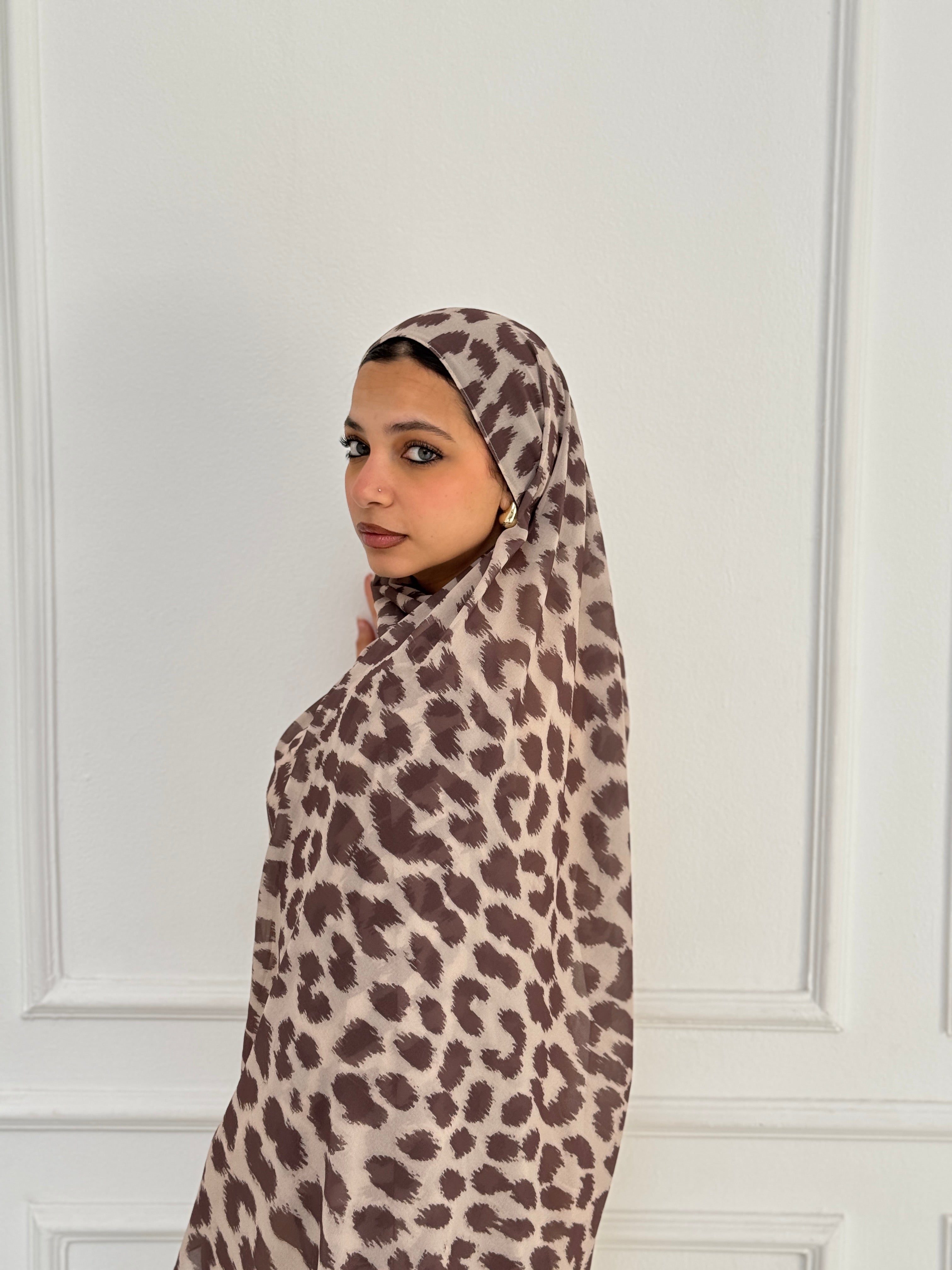 Brown Leo Scarf
