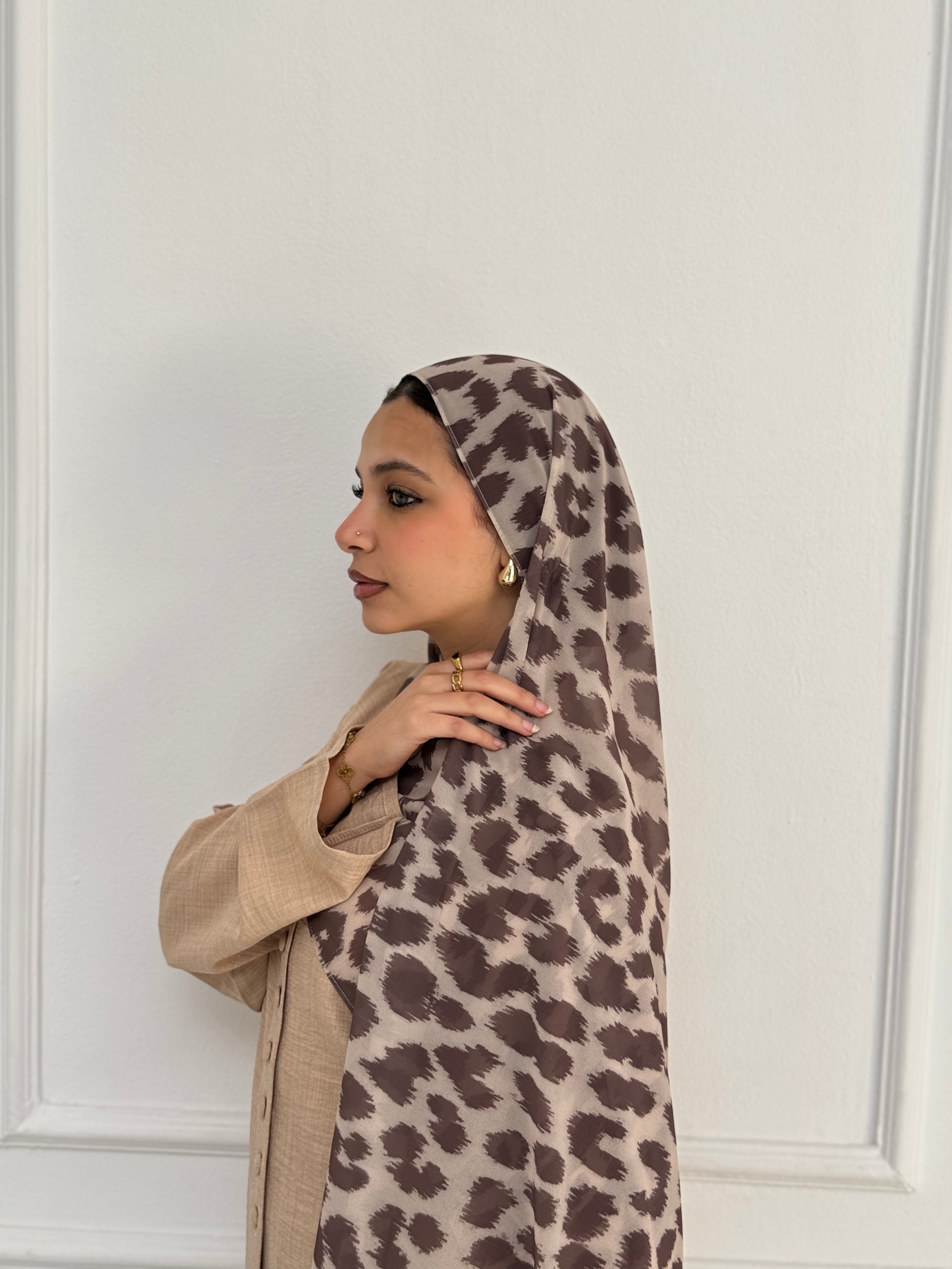 Brown Leo Scarf