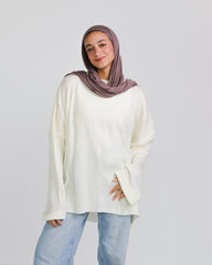White Crewneck Pullover