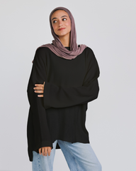 Black Crewneck Pullover
