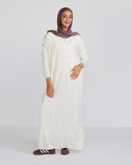 Wool Dress in White