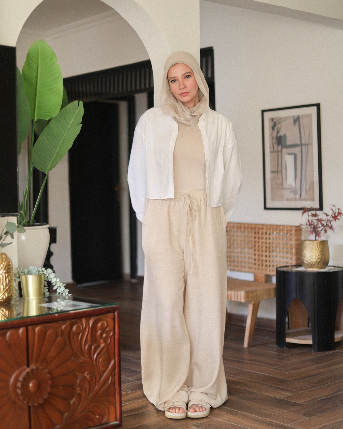 Sandy Linen Pants