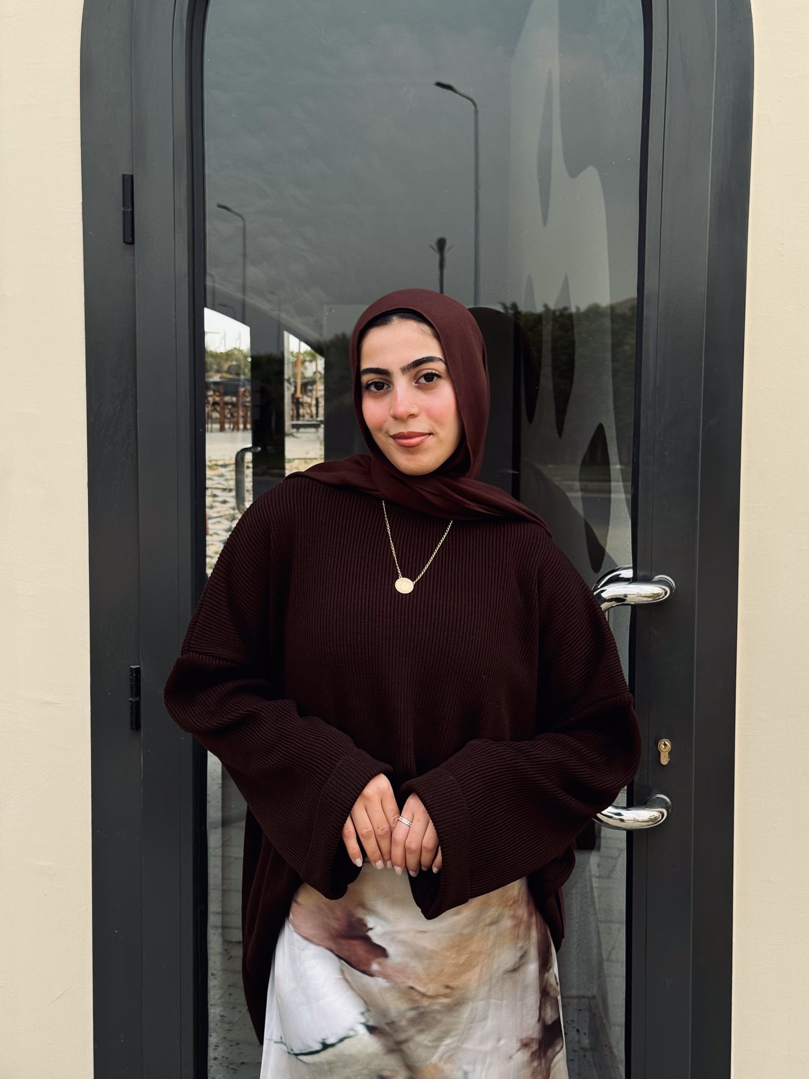 Brown Crewneck Pullover