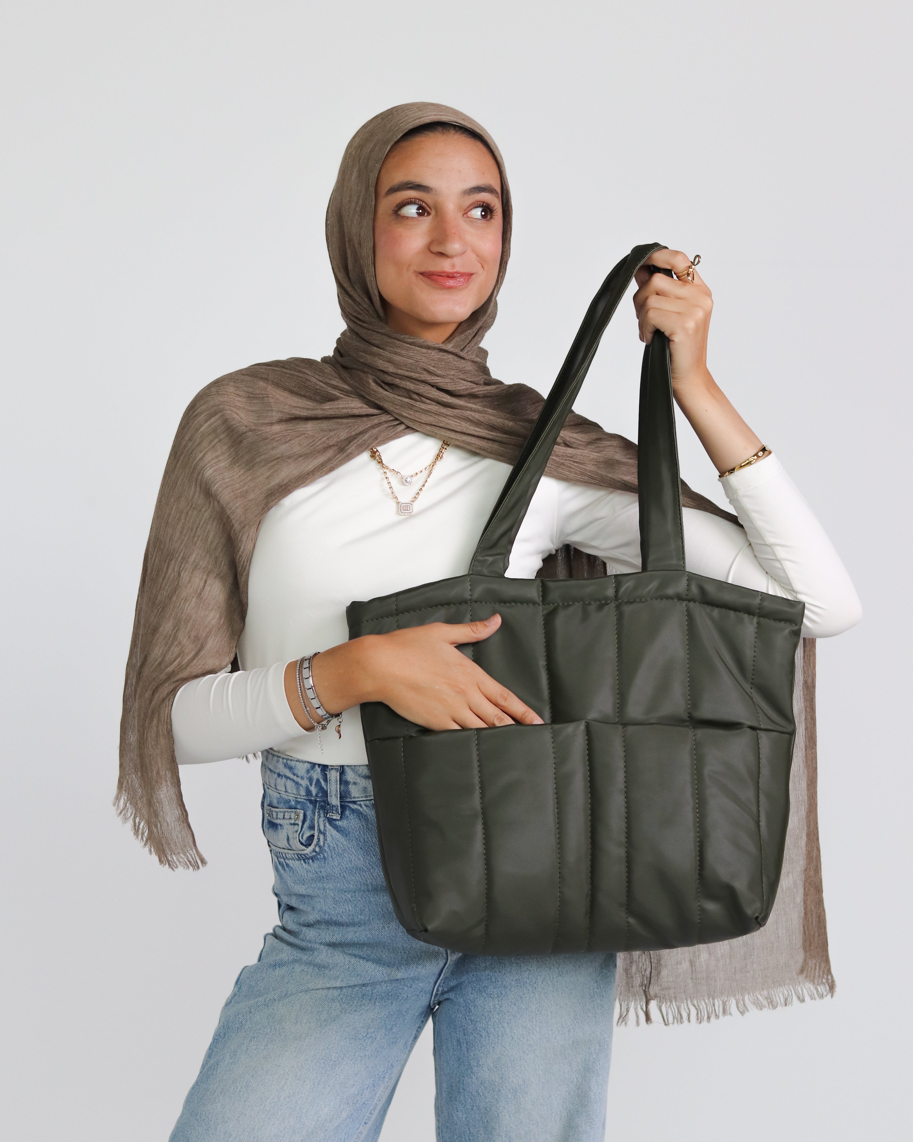 Urban Puff Tote Bag