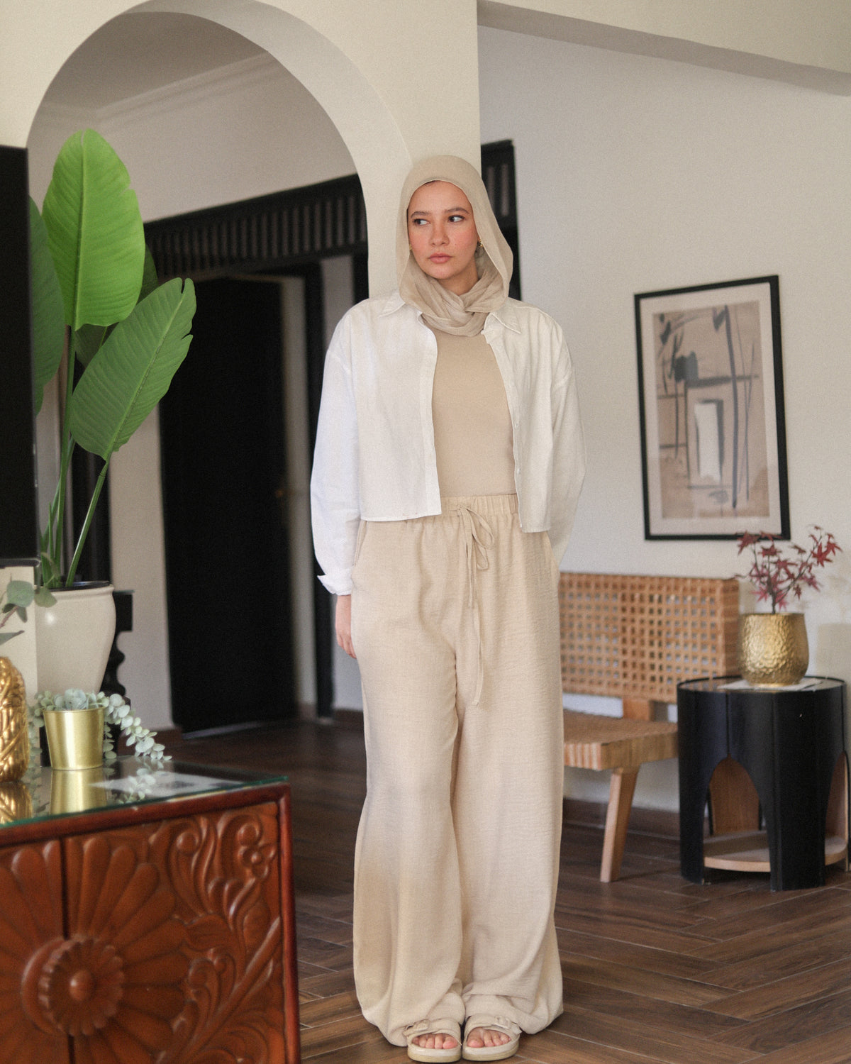 Sandy Linen Pants