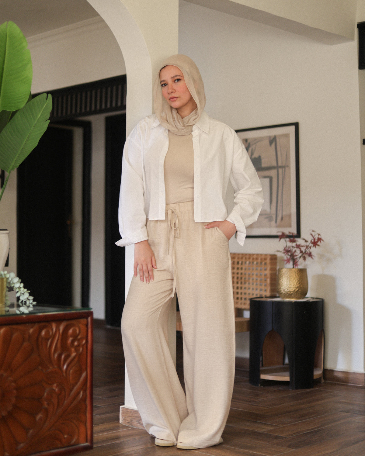 Sandy Linen Pants