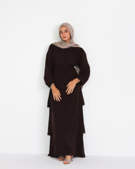 Ruffle Chiffon Dress