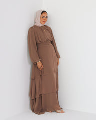 Ruffle Chiffon Dress