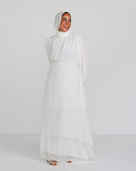 Ruffle Chiffon Dress
