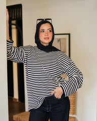 Retro stripe T shirt
