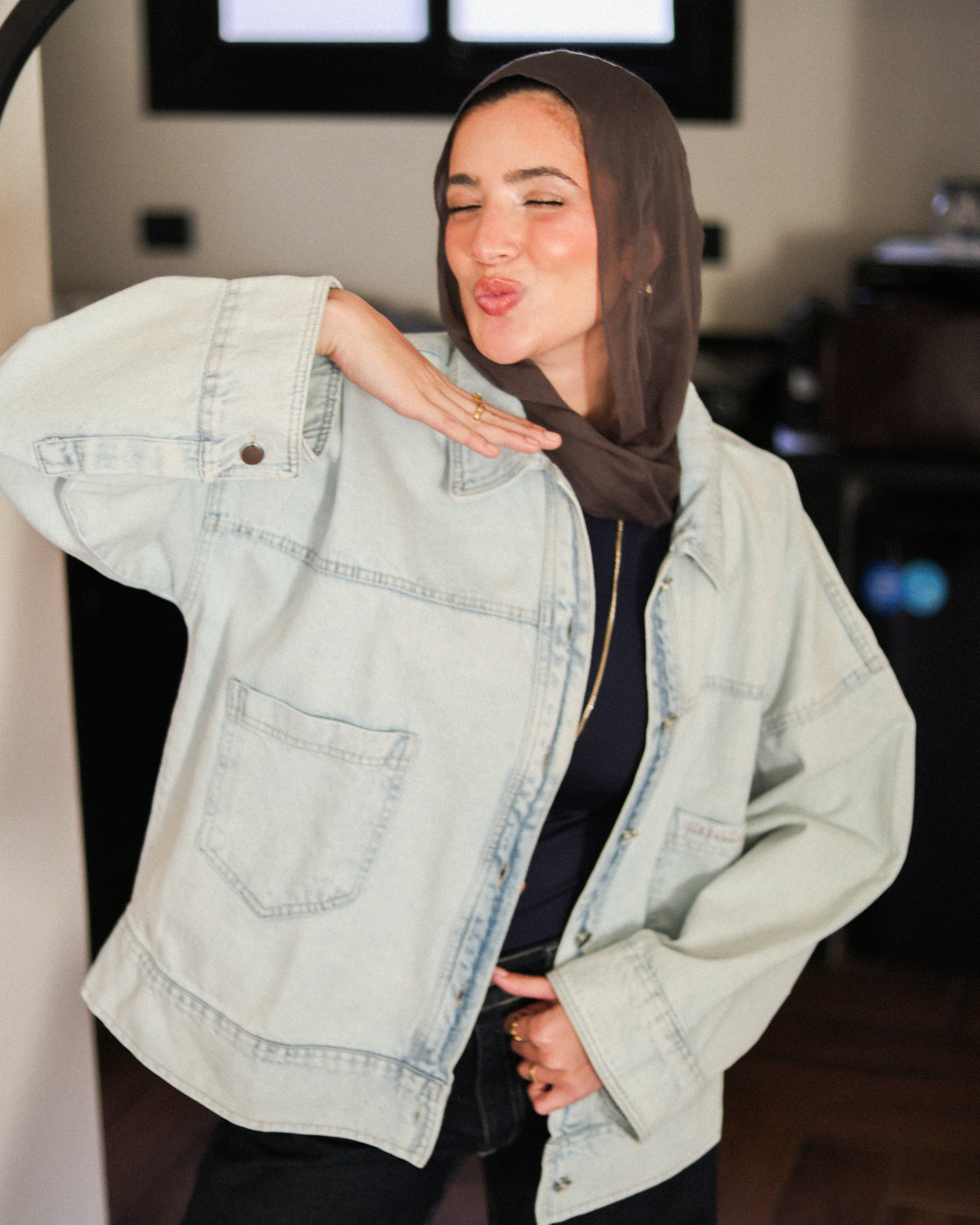 Her Indigo Jacket
