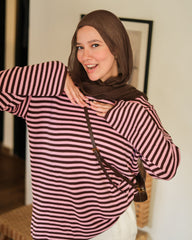 Retro stripe T shirt