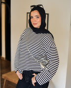 Retro stripe T shirt