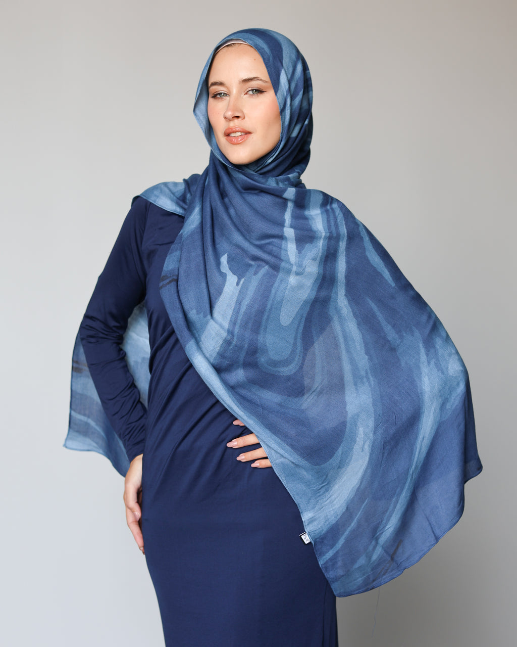 Blue Mirage Premium Modal Scarf