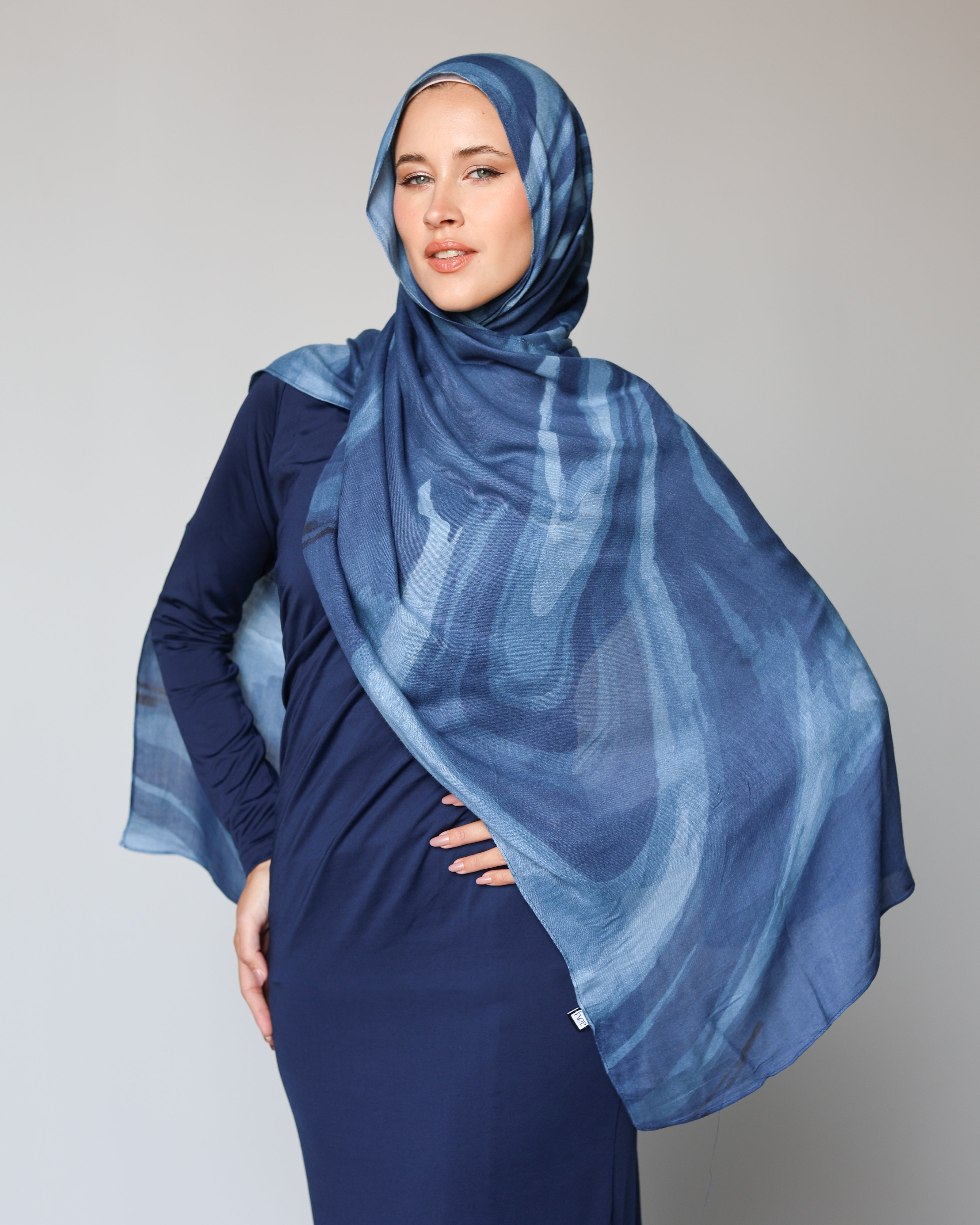 Blue Mirage Premium Modal Scarf