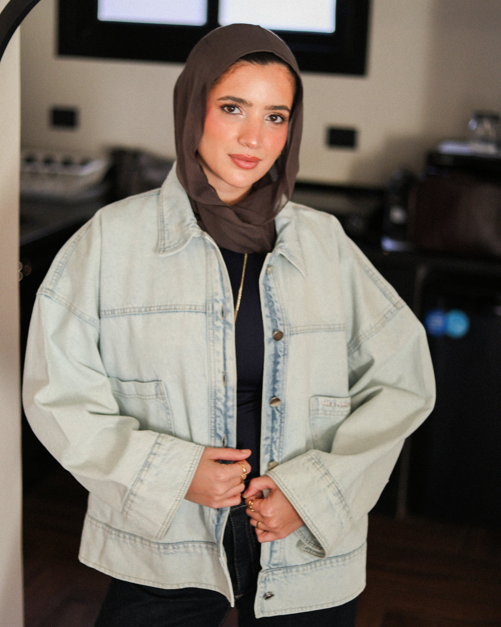 Her Indigo Jacket