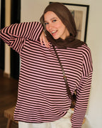 Retro stripe T shirt