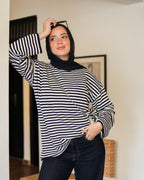 Retro stripe T shirt
