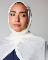 Her Thai Line scarf - Off White