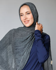 Her Thai Line Scarf- Grey