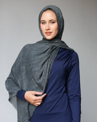 Her Thai Line Scarf- Grey