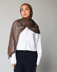 Her Thai Line Scarf- Brown