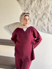 ComfyWrap Set- Burgundy