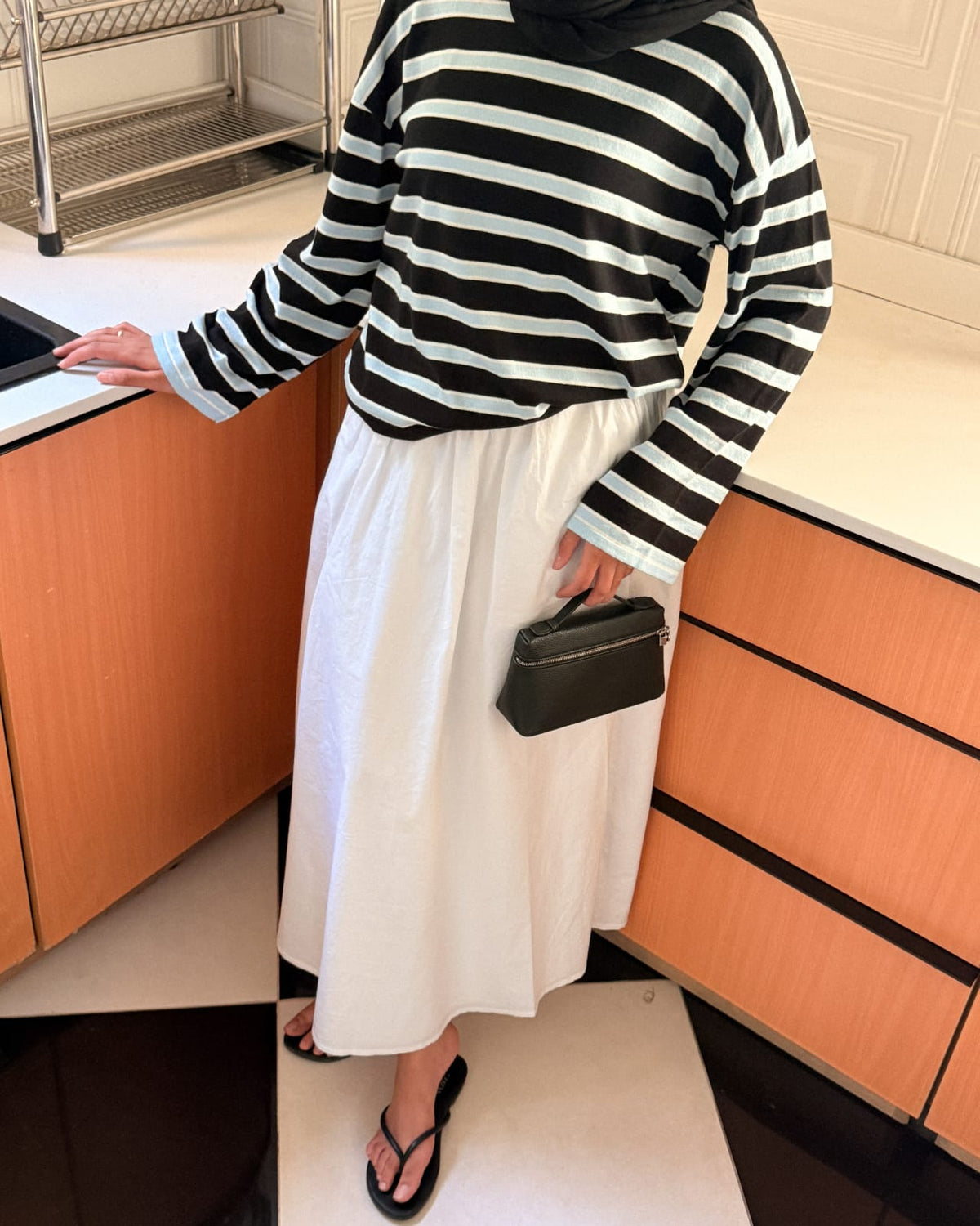 Navy Stripe Tee