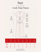 Candy Stripe pijama